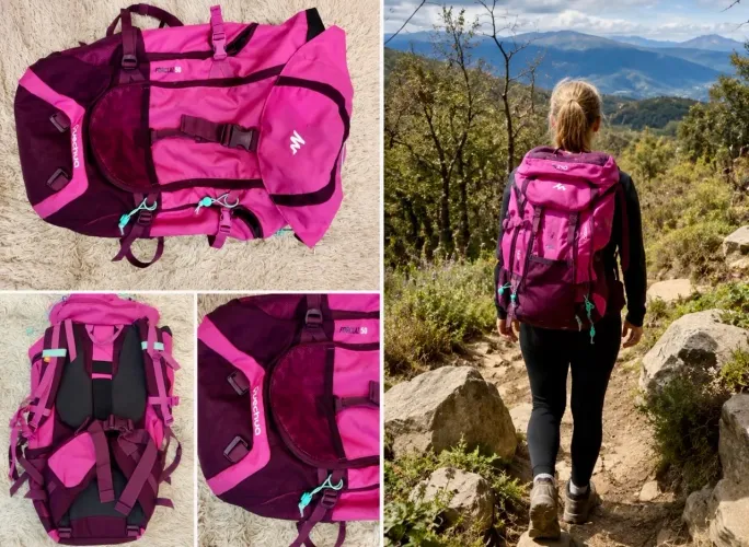Mochila de Trekking/Viagem Quechua Forclaz 50L