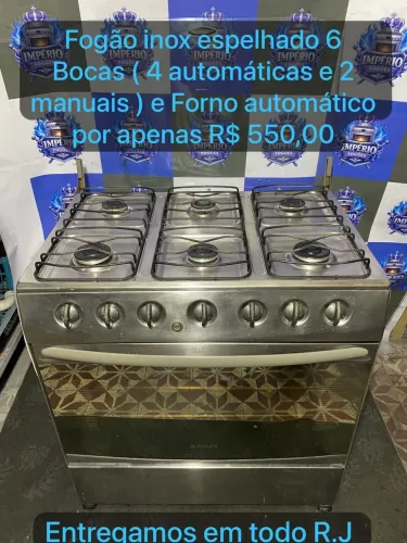 Fogão 6 bocas