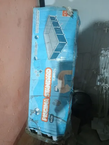 Piscina 3000 litros usada uma única vez todas as peças