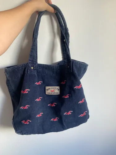 Bolsa jeans de mão 