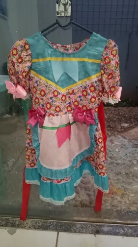Vestido festa junina infantil 
