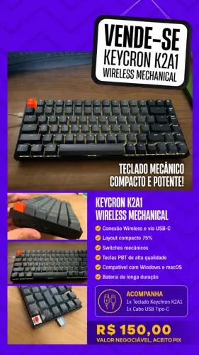 Teclado Mecânico Keycron k2