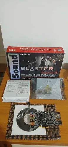 Placa de som Sound Blaster Audigy FX