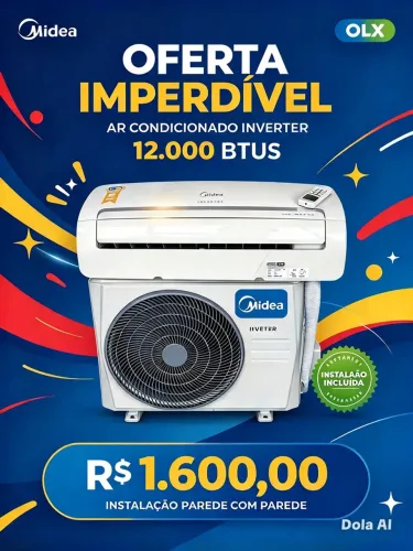Central de ar Mideia 12 mil Btus
