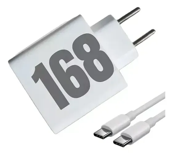 Carregador Xiaomi 168w Turbo Xiaomi, Motorola, Samsung Cor Branco Das Super Rapido no Sams