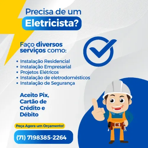 Eletricista em Salvador e região metropolitana