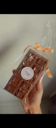 Barras de chocolate artesanais
