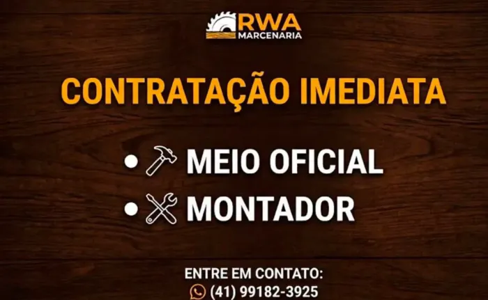 Vaga de Montador de móveis 