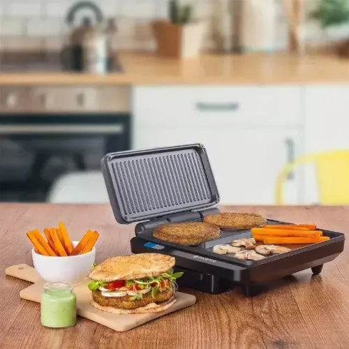 Grill Elétrico Chapa Hamburger Burger 3 Em 1 Cadence Grl510 - em ótimo estado