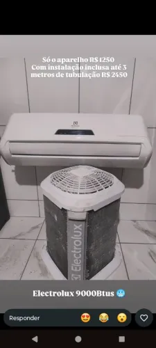 Venda de ar-condicionado Electrolux 9000 BTUs 