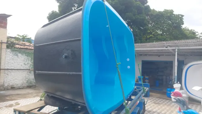 Piscina de fibra