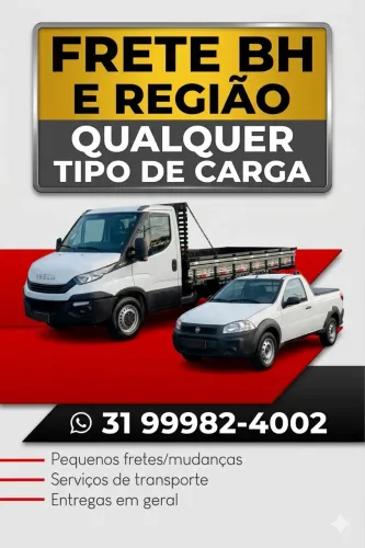 Frete Bh e região a partir 120,00 