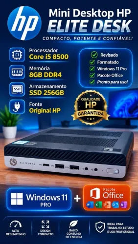 HP elite desk mini Core i5 8 GB SSD