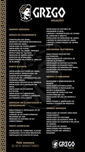 Reparos e serviços gerais