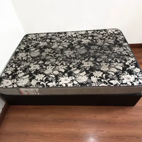 Cama Box Casal Ortobom Colchão Espuma Ortopédico 