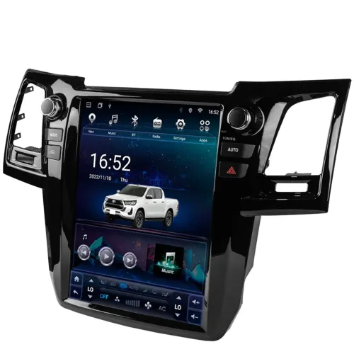 Multimídia tesla  12.1 polegadas para Hilux 2005 a 2015 ar digital SW4 2005 a 2015 ar D