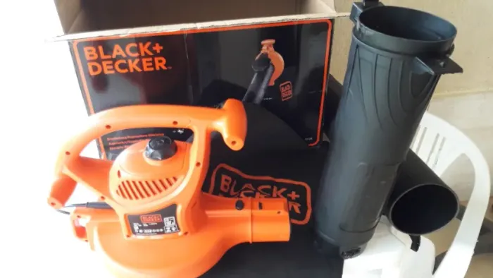Soprador, Aspirador e Triturador de folhas BV25 Black & Decker 220v 2500w  