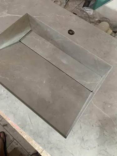 Pias esculpidas em porcelanato