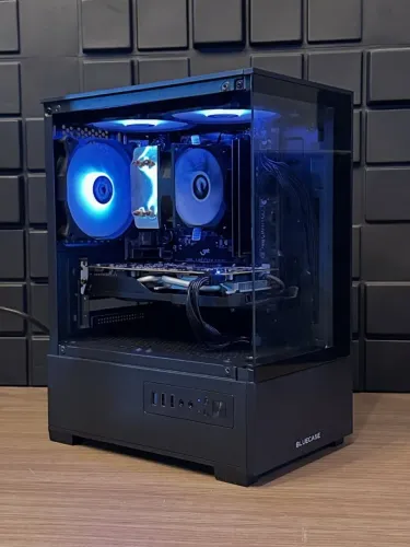 Computador de Jogos Ryzen 5 5500, RX 580 8GB, 16GB RAM, SSD 240GB, Gabinete RGB