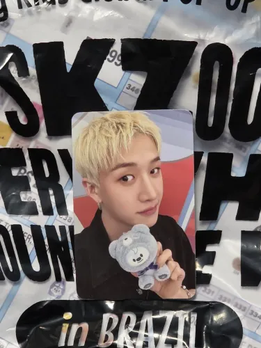 Photocard Oficial Bang Chan Stray Kids Pop - Up