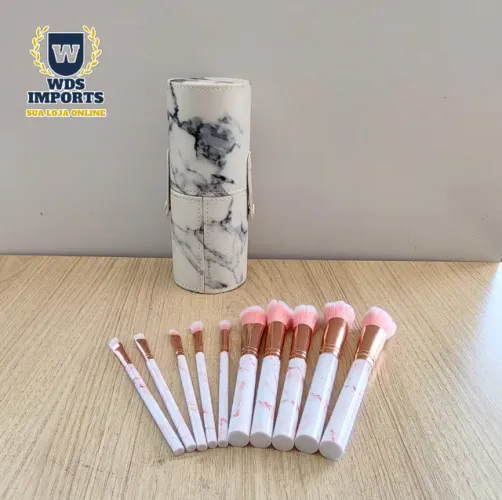 Pincel para Maquiagem Kit com 9 peças