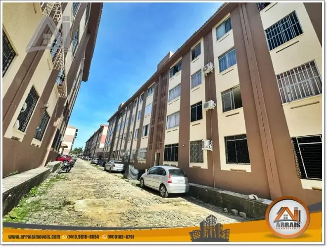 Apartamento com 2 dormitórios para alugar, 56 m² - Maraponga - Fortaleza/CE