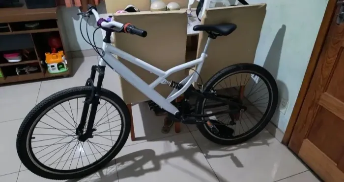 colli gps aro 26 bicicleta dupla suspensão