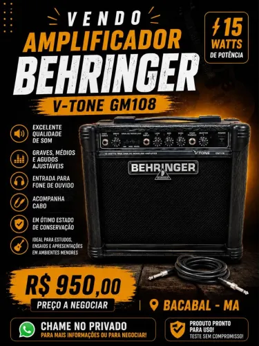 Amplificador Guitarra Behringer