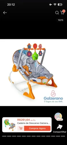 Cadeira de bebe 