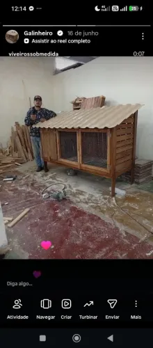 Galinheiro e viveiro sob medida personalizada
