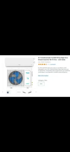 Ar condicionado 12000 btus