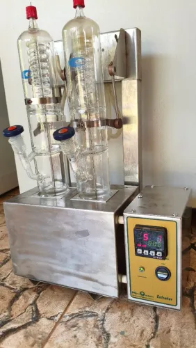 Extrator de Lipídios 2 Provas Nova Orgânica em Inox - Controlador Digital