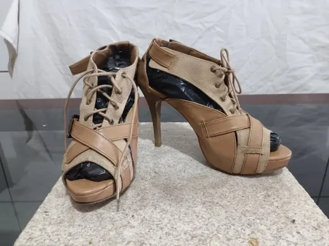 Sandalia Salto pata de vaca, 35