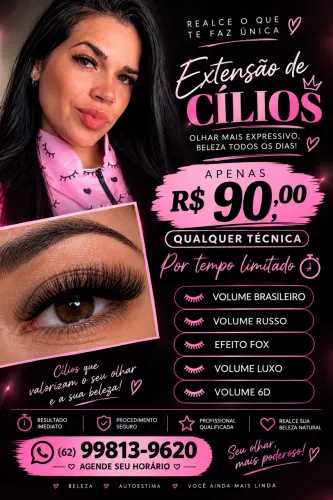 Extensão de cílios