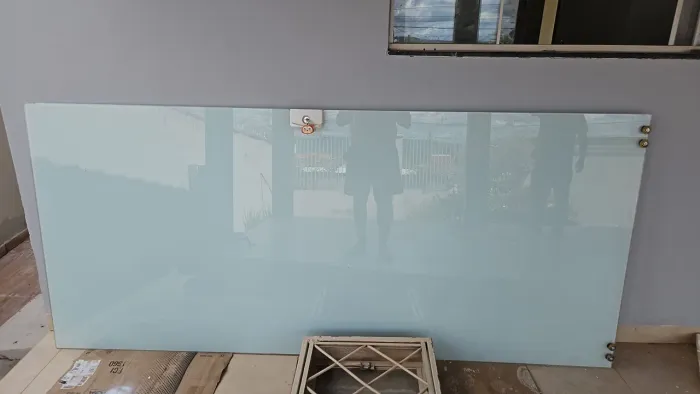 Porta de vidro temperado de correr 1 X 2,80