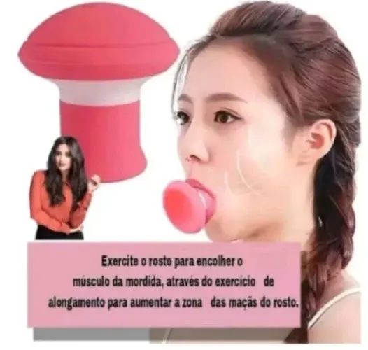 1 Aparelho Muscular Firmeza Facial, bigode chinês, papadas.
