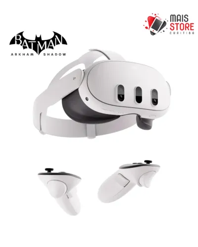 Oculos de Realidade Virtual Meta Quest 3 512GB + Batman: Arkham Shadow - Lacrado na caixa
