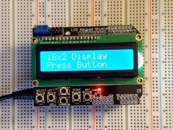 arduino Shield Escudo Teclado + Lcd 1602