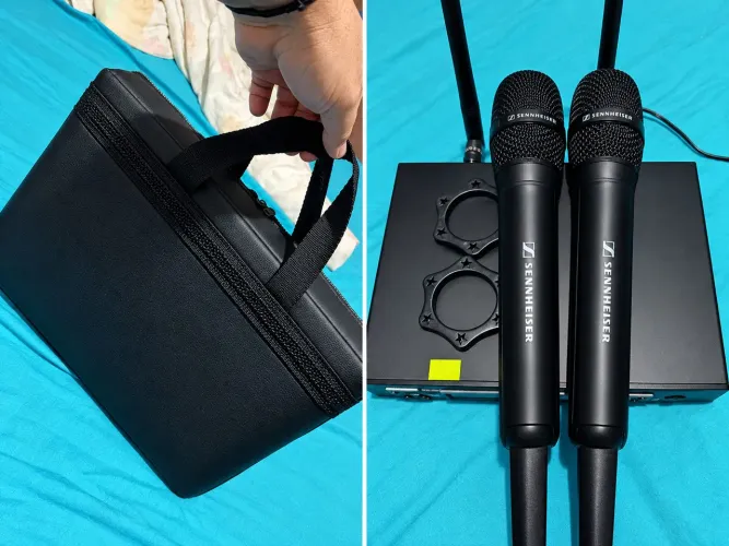 Microfone sennheiser Ew135g4, acompanha bag