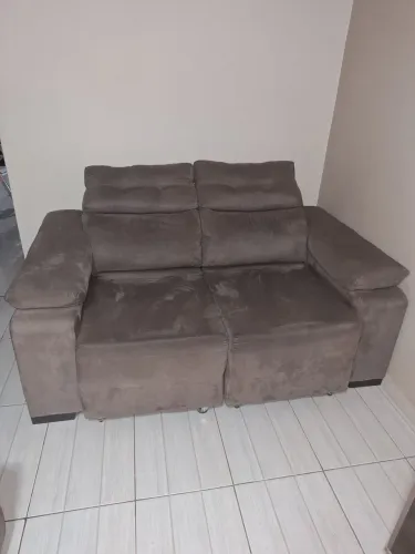 Sofá 2 lugares retrátil e reclinável