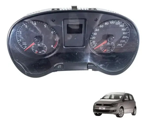 Painel Instrumentos Vw Fox 1.6 Flex Gii 2011 2012 2013 2014 Preto