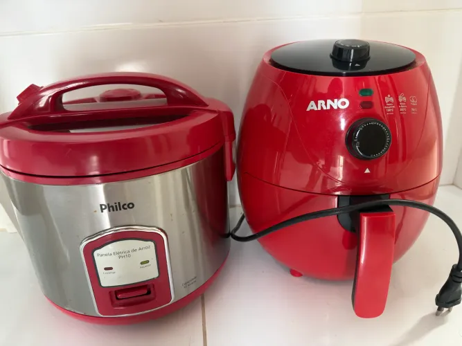VENDO - AIR FRYER ARNO + PANELA ELÉTRICA PHILCO
