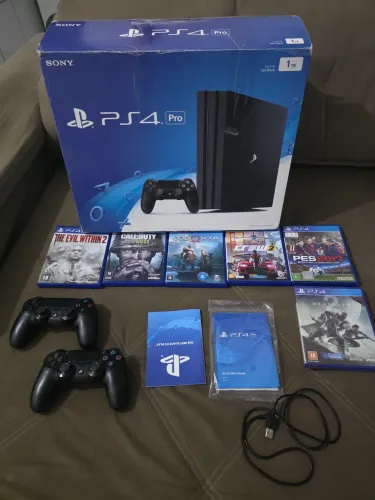 PS4 PRO 1 TERA DE ARMAZENAMENTO