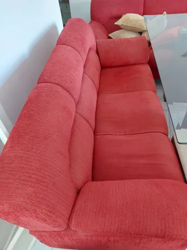 Vendo sofá vermelho