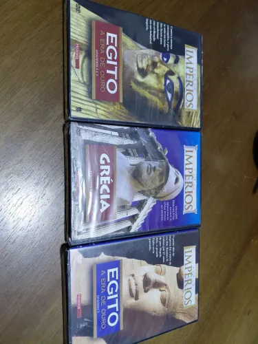 DVDS IMPERIOS BOX COM 3 DVDS