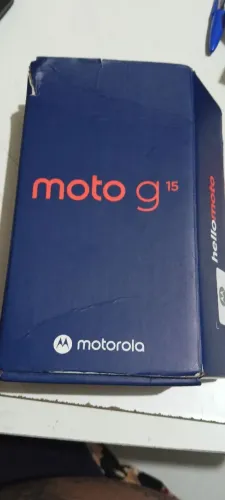 Smartphone Motorola Moto G15 256GB 12GB RAM Boost Câmera 50MP com AI Tela 6.7" NFC -