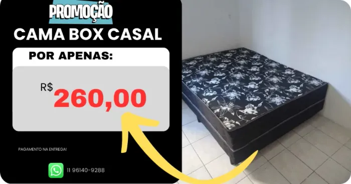 cama box casal
