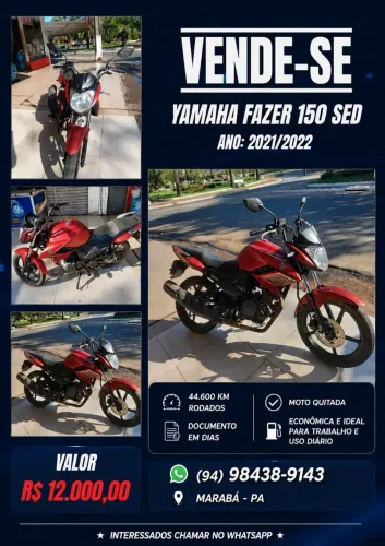 Yamaha Fazer 150 SED