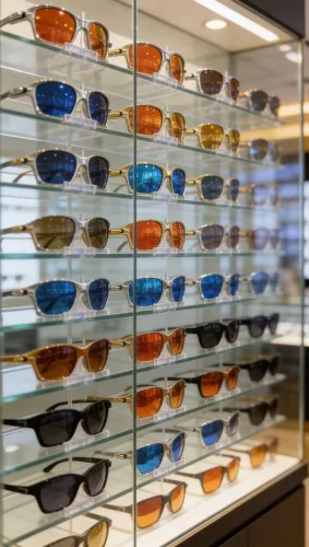 Óculos de sol estilo Juliet e estilo aviador com estojo promoção