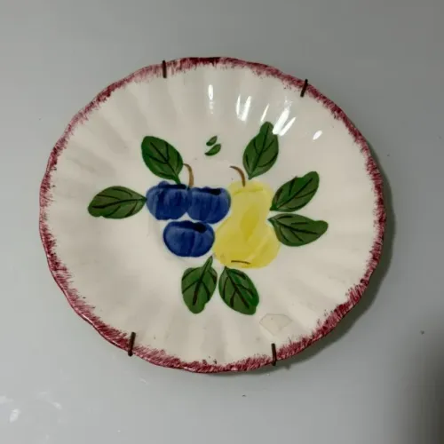 Prato Decorativo de Parede Pintado a Mão Frutas